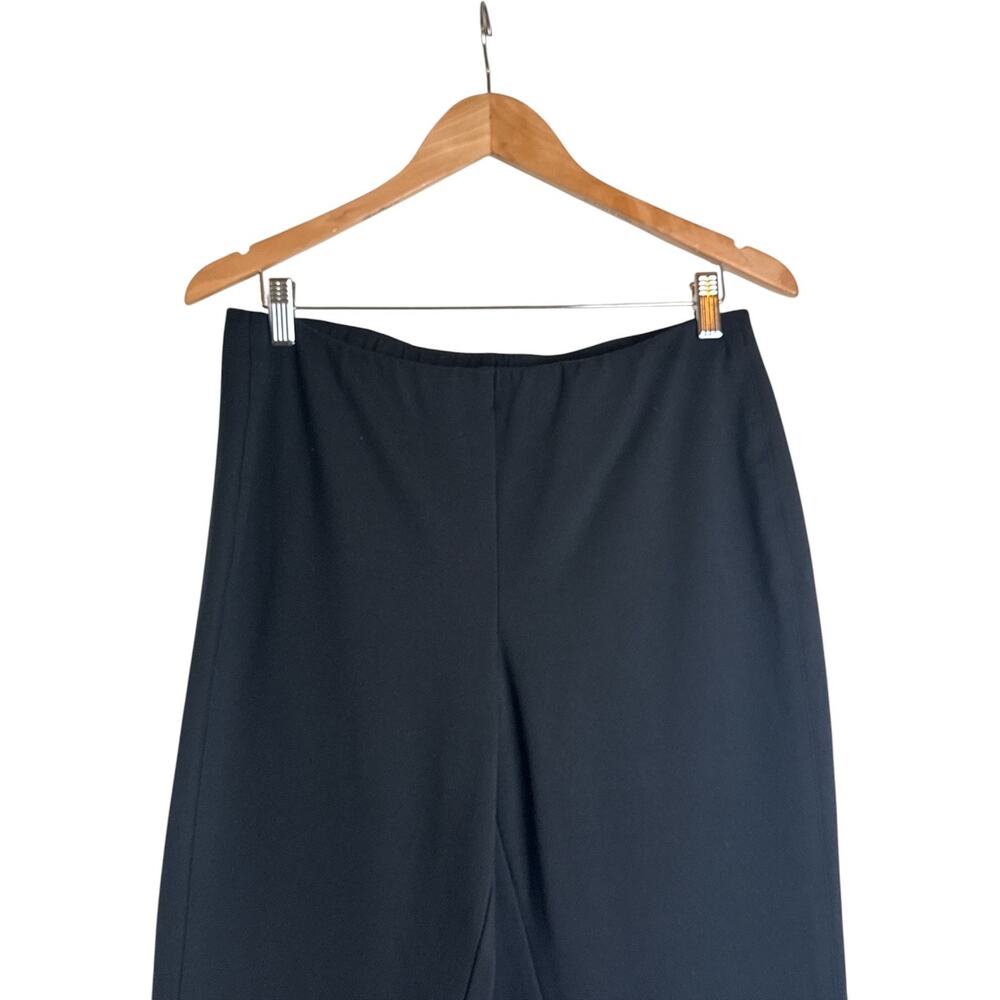 J.Jill Ponte Slim Leg Pants Women’s M Black Pull On Stretch Career - Picture 3 of 8